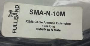 Full Band SMA-N-10M	RG58 Cable Antenna Extension 10m Long SMA/M to N Male - Image 3