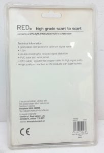 Red V0263 Scart to Scart High Grade 1.5m Cable - Image 4
