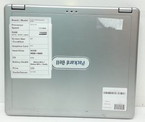 Packard Bell EasyNote E2560 MIT-LYN02 - Celeron M 1.4GHz - 768MB Ram - 15" - Laptop - Image 3