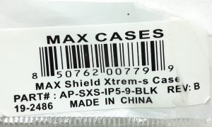 Max Cases AP-SXS-IP5-9-BLK Max Shield Xtrem-s Case - Image 3