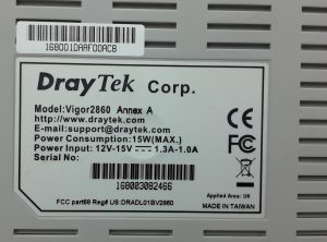 Draytek Vigor2860n Annex A VDSL2 Security Firewall - Image 3