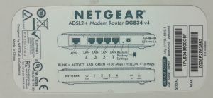 Netgear DG834 v4 ADSL2+ Modem Router - Image 3