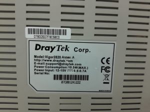 Draytek Vigor2820 Annex A ADSL2+ Security Firewall - Image 4
