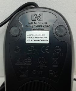 Joblot 2x HP M-SBN96 PS/2 Compatible Mouse - Image 3