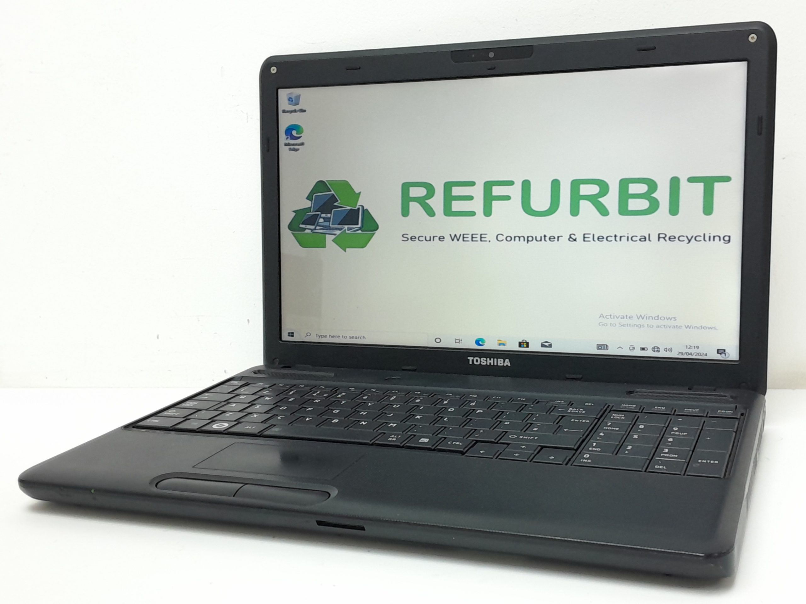 20240429_121912 Toshiba Satellite Pro C660-150 - Celeron T3500 2.1GHz - 2GB RAM - 15.6" - 250GB HDD - Windows 10 Pro - Image 1