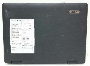 Acer Extensa 5630/5330Z/5230 Series MS2231 - Celeron 900 2.2GHz - 2GB Ram - 15.4" - 160GB HDD - Windows 10 Pro - Image 3