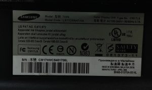 Samsung SyncMaster 733 LS17CMAKF/XA 17" VGA Color Display Monitor - Image 3