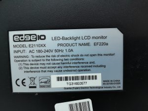 Edge10 E2110XX 21.5" DVI VGA LED-Backlight LCD Monitor - Image 3