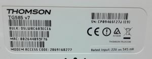 Thomson TG585 v7 Wireless Access Point - Image 3