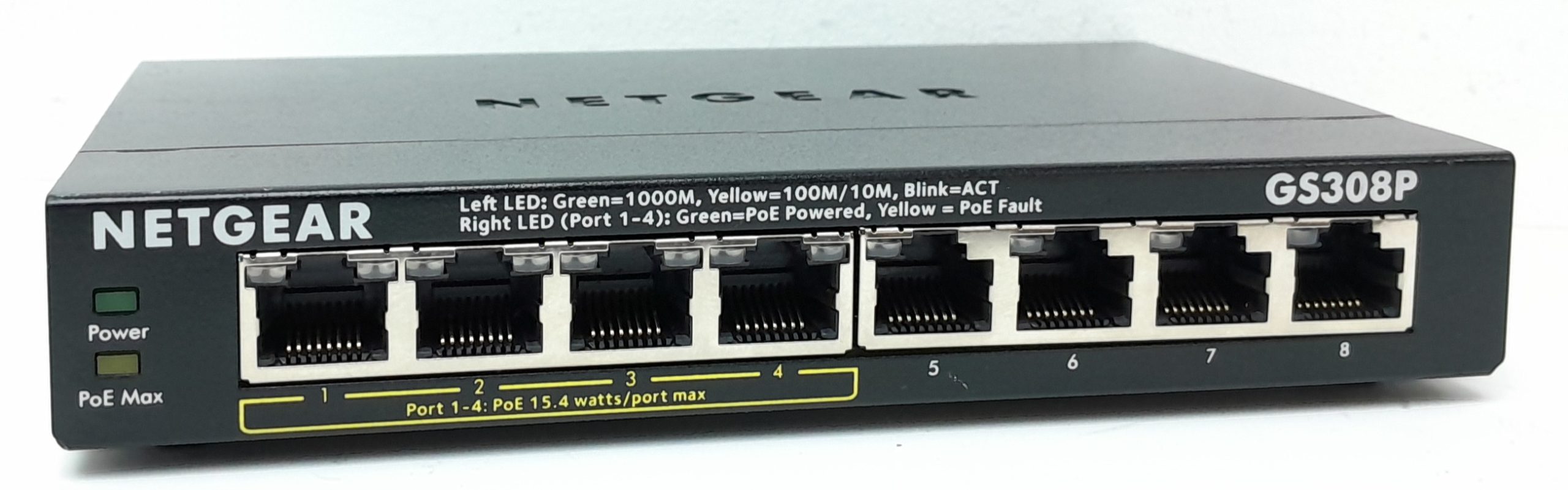 20240501_122758 Netgear GS308P 8-Port Gigabit Ethernet Switch with 4-Port PoE - Image 1