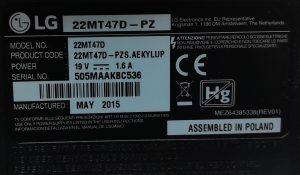 LG 22MT47D 22MT47D-PZ 21.5" HDMI VGA Monitor - Image 3
