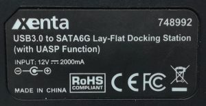 Xenta 748992 USB 3.0 to SATA6G Lay-Flat Docking Station with UASP Function - Image 3