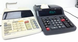Joblot 2x Sharp & Casio Mixed Electronic Calculator
