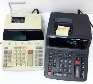 Joblot 2x Sharp & Casio Mixed Electronic Calculator - Image 6