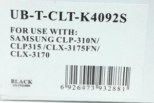 UB-T-CLT-K4092S Black High Quality Toner Cartridge - Image 3