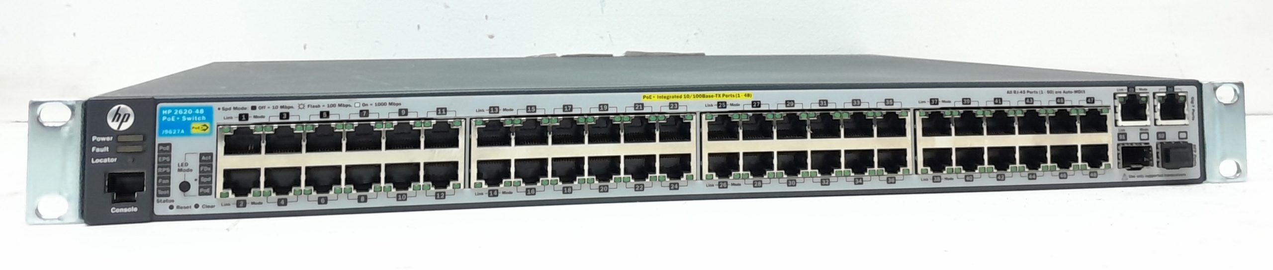 20240510_144105 HP 2620-48 J9627A 48 Port PoE+ Switch with 2 SFP Ports - Image 1