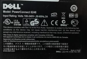 Dell PowerConnect 6248 48 Port Gigabit Ethernet Switch With 7x Dell Fibre Optic - Image 3