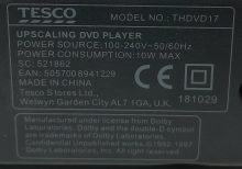 Tesco THDVD17 DVD Player - Image 3