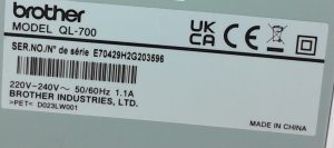 Brother QL-700 Label Printer - Image 3