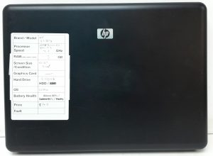 NC HP Compaq 6735s - AMD Turion X2 RM-72 2.1GHz - 3GB RAM - 15.4" - 250GB HDD - Windows 10 Pro - Image 3
