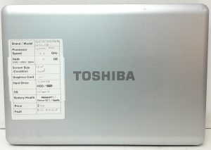 NC Toshiba Satellite Pro L450-13R - Celeron 900 2.2GHz - 2GB Ram - 15.6" - 250GB HDD - Windows 10 Home - Image 3