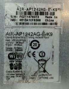 Cisco AIR-AP1242AG-E-K9 Access Point - Image 3