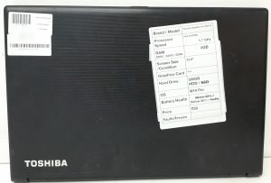 Toshiba Satellite Pro R50-B-12W - Intel i3-4005U 1.7GHz - 4GB Ram - 15.6" - 500GB HDD - Windows 10 Pro - Image 3