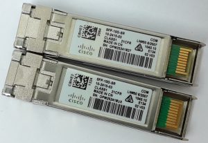 Joblot 2x Cisco SFP-10G-SR 10GBASE-SR SFP Module