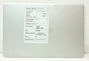 NC Stone Stonebook Cloud C10A NOTCHA-294 - Intel Celeron N3450 1.1GHz - 4GB Ram - 14" - 64GB SSD - Image 3