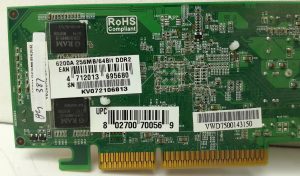 6200A 256MB/64Bit DDR2 DVI VGA TV Graphics Card - Image 3