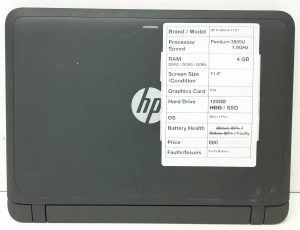 HP ProBook 11 G1 - Pentium 3805U 1.9GHz - 4GB - 11.6" - 120GB SSD - Windows 11 Pro - Image 3