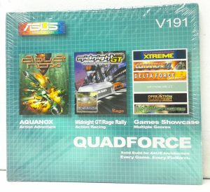Asus QuadForce V191 Retro PC Games CD - Aquanox - Midnight GT/Rage Rally Action Racing