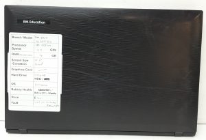 RM Education RM 320 W255EU - i3-2350M 2.3GHz - 4GB Ram - 15.6" - 250GB HDD - Windows 10 Home - Image 3