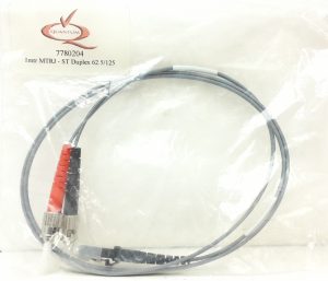 Joblot 4x Quantum 7780204 1Mtr MTRJ-ST Duplex Multimode 52.5/125 1.8mm Fiber Optical Patchcord Cables - Image 2