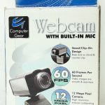 Computer Gear 24-0109 USB Webcam with Built-In Microphone
