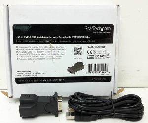 Startech .com ICUSB232D USB To RS232 D89 Serial Adapter With Detachable 6' M/M USB Cable - Image 4