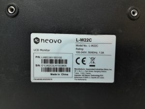 Neovo L-W22C 21.5" HDMI VGA LCD Monitor - Image 3
