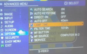 Hitachi ED-X42 VGA LCD Projector With 1517 Lamp Hours Used - Image 2