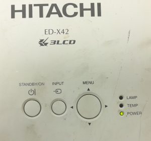 Hitachi ED-X42 VGA LCD Projector With 1517 Lamp Hours Used - Image 8