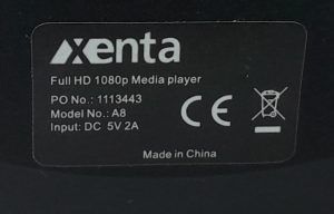 Xenta A8 Full HD 1080P Media Player with Remote Control - Image 3