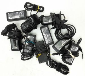 Job lot 9x HP 18.5V Yellow End Pin Laptop Chargers/Adapters - Image 3
