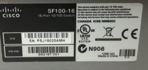 Cisco SF100-16 16 Port 10/100 Ethernet Switch - Image 3