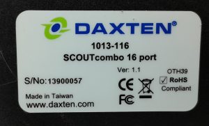 Daxten 1013-116 SCOUTcombo 16 Port Video Switch - Image 3