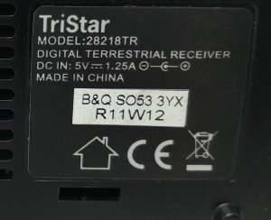 TriStar 28218TR Digital Terrestial Receiver - Image 3