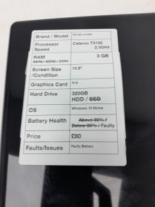 HP G61-410SA - Celeron T3100 @2.3GHZ - 3GB - Windows 10 Home - Image 6