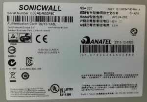 SonicWall NSA 220 APL24-08E Firewall Network Security Appliance - Image 3