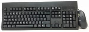 KU-8933 USB Keyboard with Black USB Keyboard with Logitech M-SBN96 PS/2 Mouse - Image 2