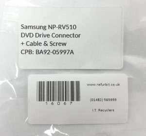 Samsung NP-RV510 DVD Drive Connector + Cables & Screws CPB: BA92-05997A - Image 3