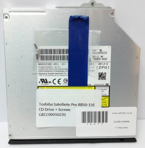 Toshiba Satelliete Pro R850-15E CD Drives + Screws G8CC00050Z20 - Image 3