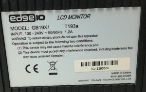 Edge 10 GB19X1 19" DVI VGA LCD Monitor - Image 3